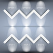 modern design template, with spotlights