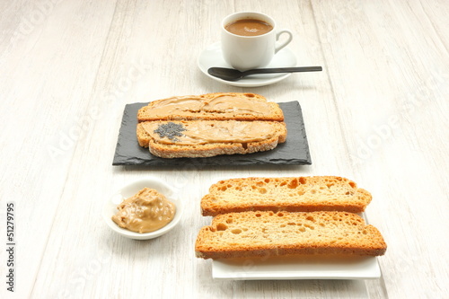Photo: Toast with peanut butter Toast with peanut butter