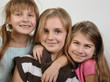 portrait of happy smiling girls