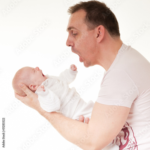 Photo: vater mit baby vater mit baby