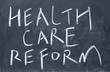 health care reform sign
