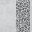 Abstract labyrinth border
