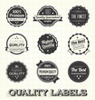 Vector Set: Vintage Premium Quality Labels and Icons