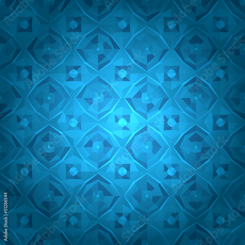 Vector: Blue geometrical background with sample text Blue geometrical background with sample text