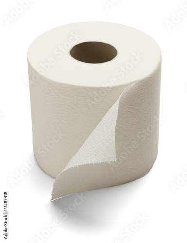 Photo: White Toilet Paper White Toilet Paper