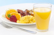 Photo: Breakfast plate with fork Breakfast plate with fork