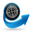 diagnostic sur bouton flêche bleue
