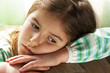 Lonely Child -Children's sad face