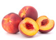 Ripe peach fruit