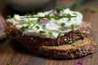 Frischer Quark mit Kräutern