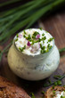 Frischer Quark mit Kräutern