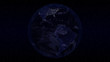 continent Américain de nuit