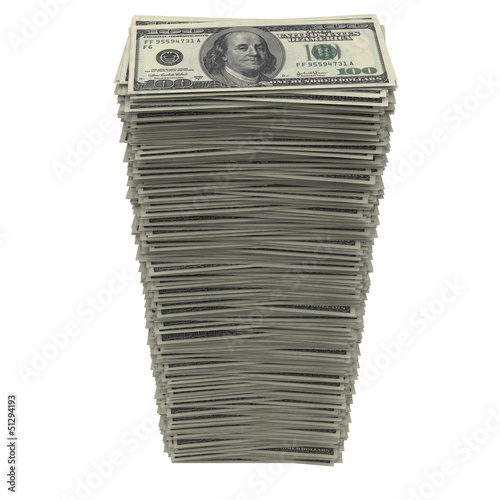 Illustration: Stack of dollars Stack of dollars