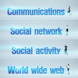 Communications, Social network, Social activity, World wide web