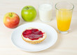 gesundes Frühstück