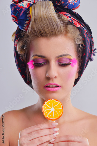 Photo: Beautiful Woman Luxury Makeup Beautiful Woman Luxury Makeup