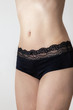 ventre taille et bassin de femme en culotte