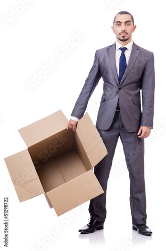 Photo: Thinking out of box concept Thinking out of box concept