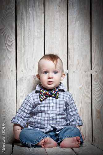 Photo: stylish kid in bow tie stylish kid in bow tie