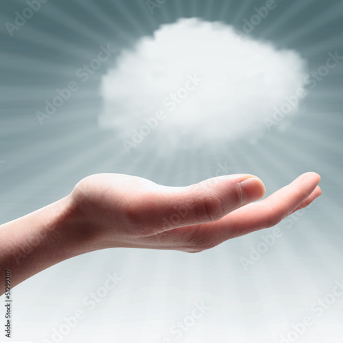 Photo: Cloud computering Cloud computering