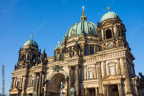 Photo: The Berlin Dom on a sunny evening The Berlin Dom on a sunny evening