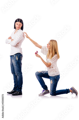 Photo: Pair of man and woman Pair of man and woman