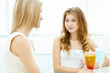 Photo: Young woman with a glass of drink Young woman with a glass of drink