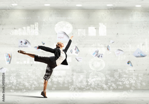 Photo: image of pretty businesswoman image of pretty businesswoman