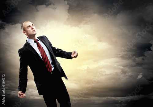 Photo: Businessman in anger Businessman in anger
