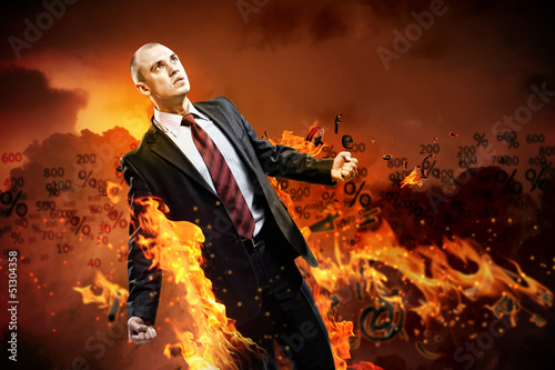 Photo: Businessman in anger Businessman in anger