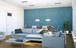 Wohnzimmer in Loft