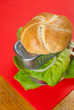 Industrial food - Big Sandwich with canned fish