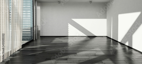 Illustration: Modern Empty White Interior Room | Design Loft Modern Empty White Interior Room | Design Loft