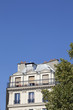 Traditionelles Wohngebäude in Paris, Frankreich