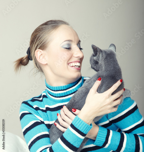 Photo: Play with cat Play with cat