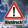 Blutdruck  Schild  #130310-02