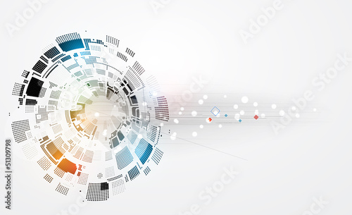 Vector: abstract futuristic fade computer technology business background abstract futuristic fade computer technology business background