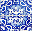 Old Traditional Portuguese azulejos