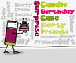 Vektor: Tag cloud : Birthday Tag cloud : Birthday