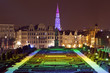 View from Mont des Arts in Brussels