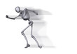 Illustration: Running Metal Man Running Metal Man