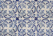 Traditional Portuguese glazed tiles