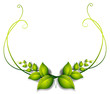 A simple leafy border