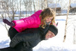 Young loving couple on appointment on the nature, love story