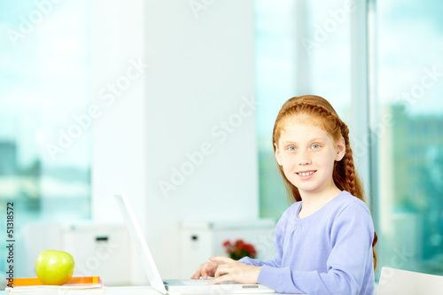 Photo: Diligent pupil Diligent pupil