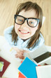 Funny pupil