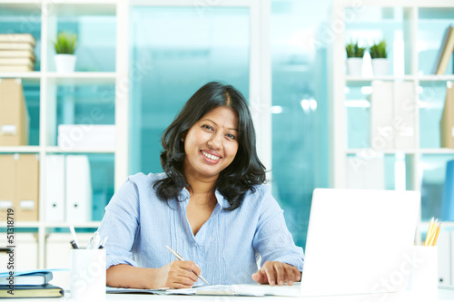 Photo: Woman at work Woman at work