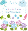 雨の季節のイラスト