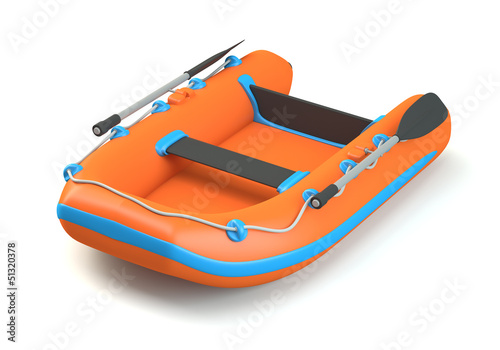 Illustration: Inflatable boat Inflatable boat