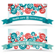Medical banners set